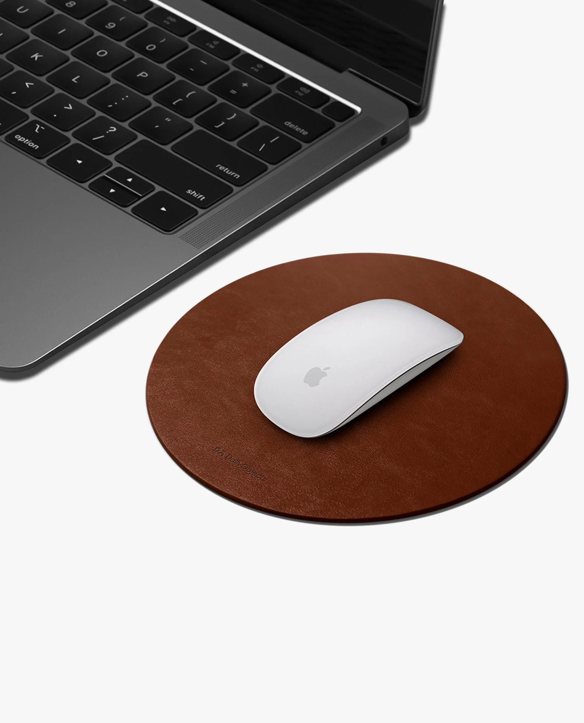 Orb Vegan Leather Mouse Pad (Black) - Image 8