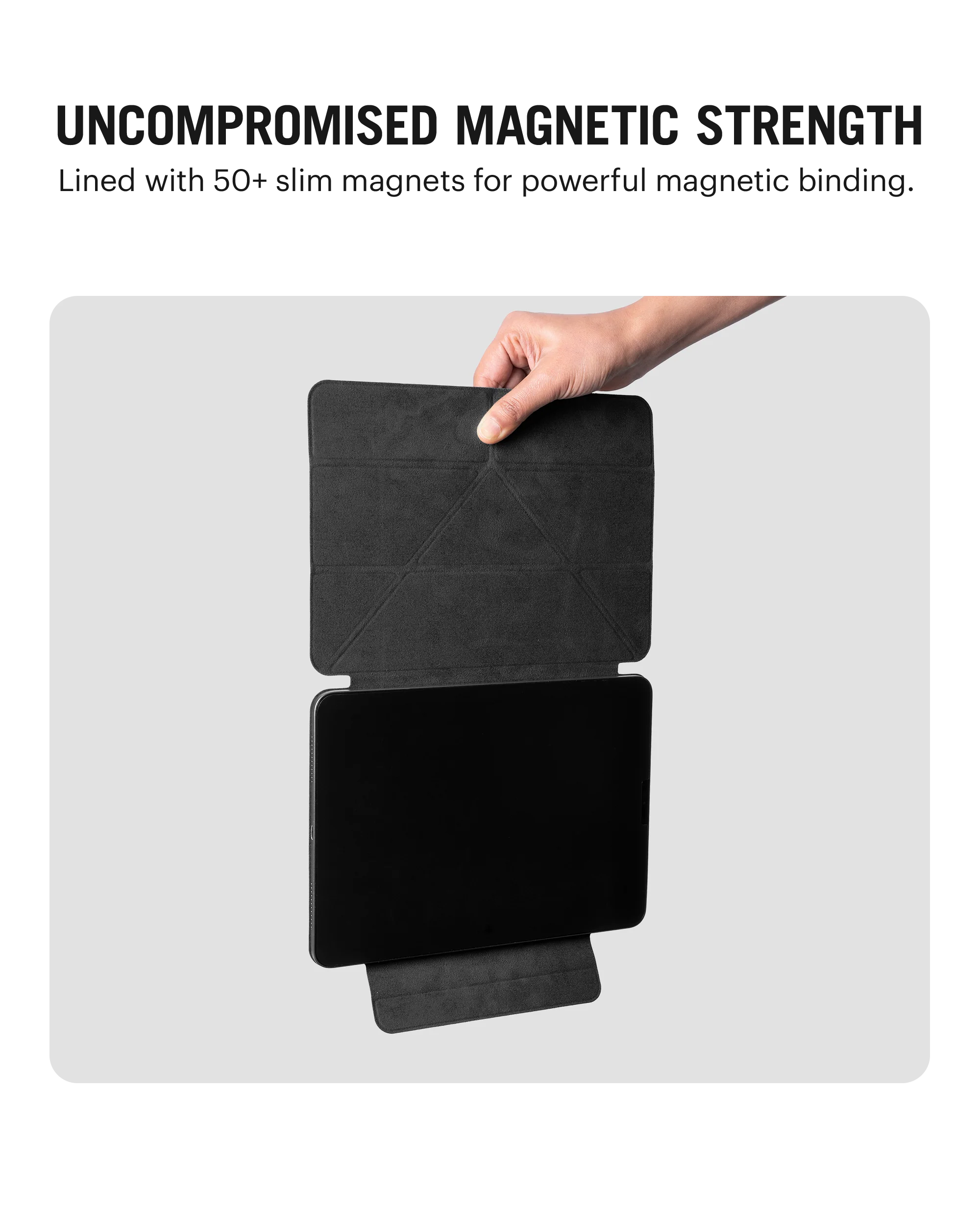 Pleat Y-Fold Magnetic iPad Case for iPad Pro 4th Gen 2022 11 Inch - Image 3