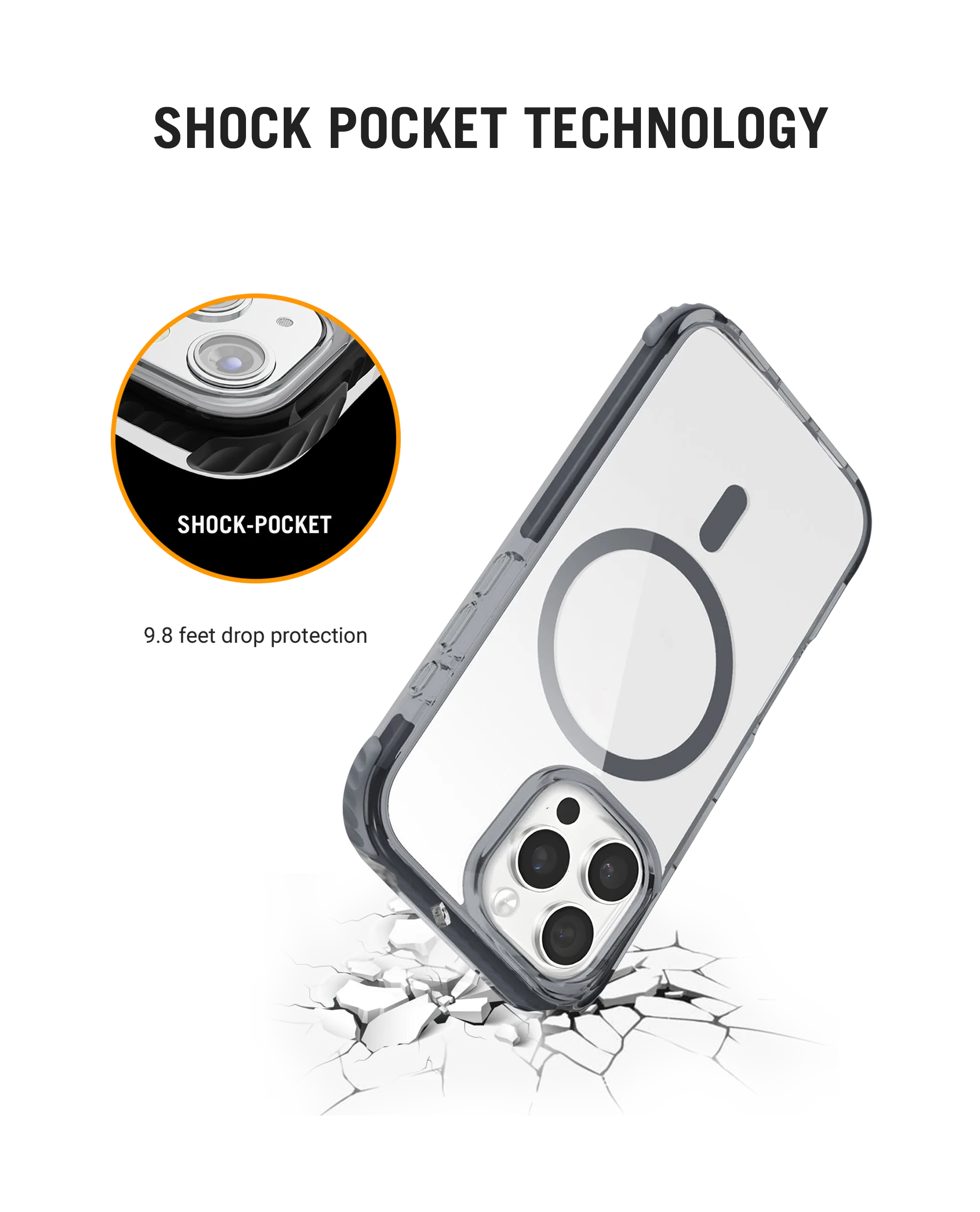 Reflex MagSafe Shield Phone Case Cover For iPhone 15 Pro - Image 17