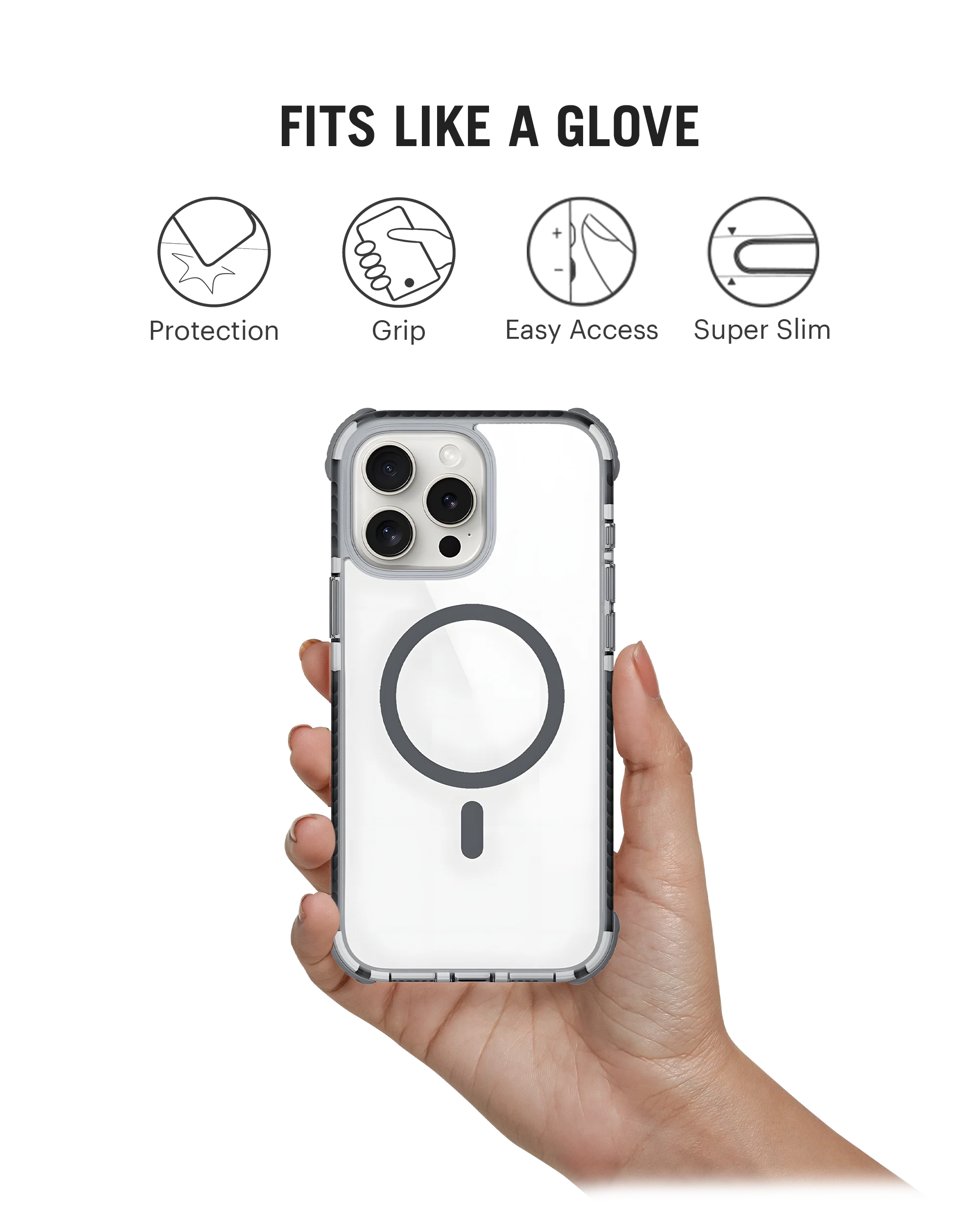 Reflex MagSafe Shield Phone Case Cover For iPhone 15 Pro - Image 21