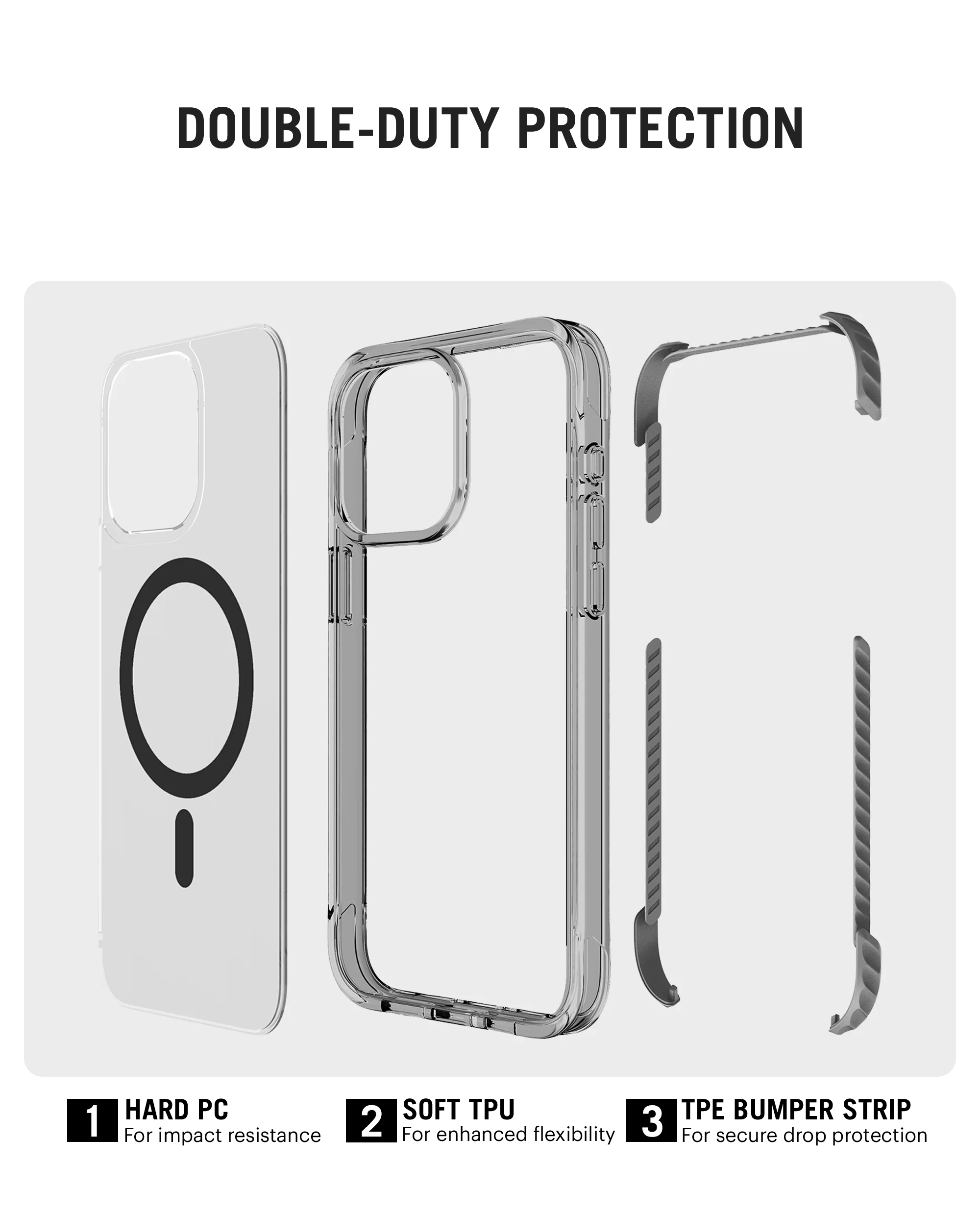 Reflex MagSafe Shield Phone Case Cover For iPhone 15 Pro Max - Image 14