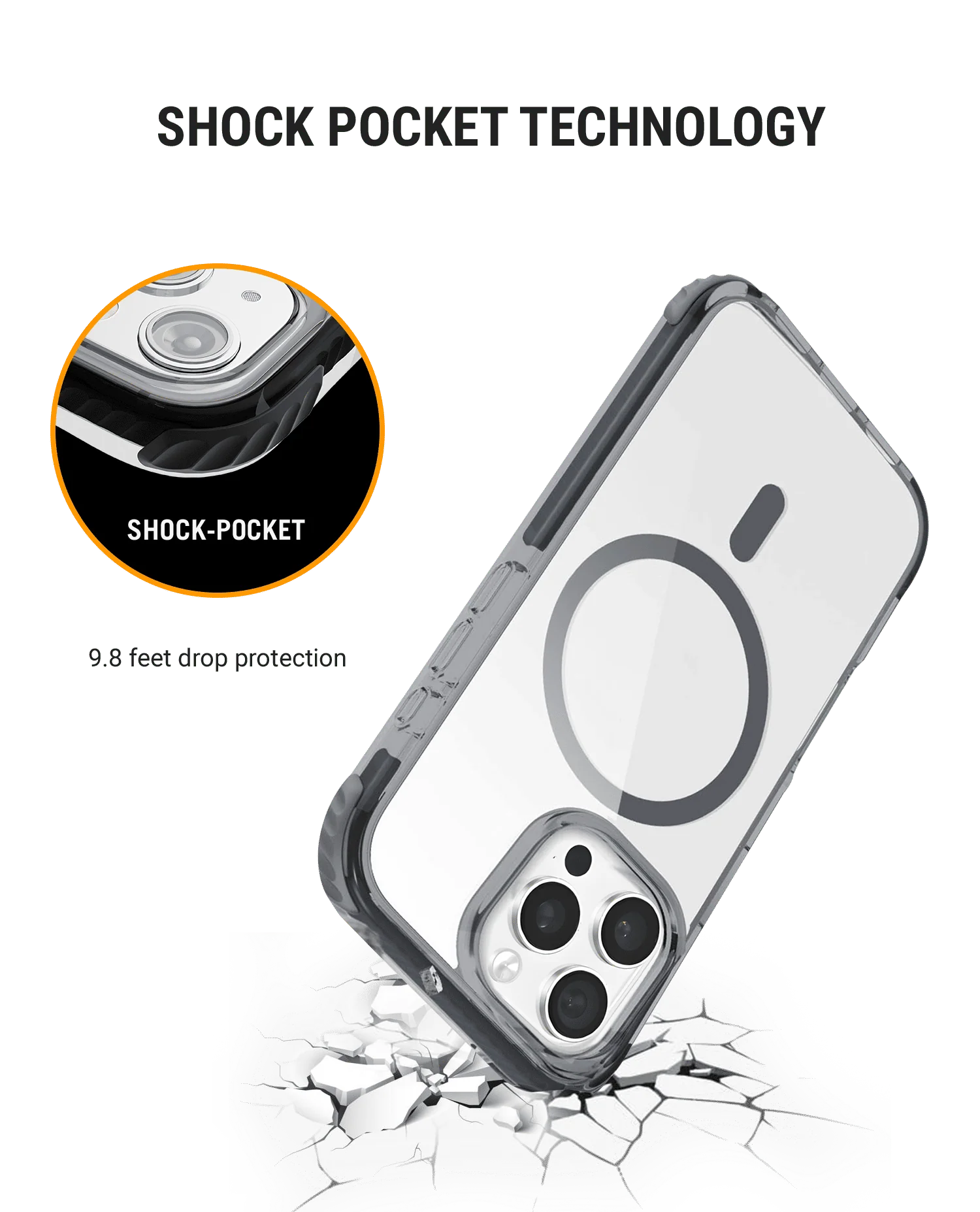 Reflex MagSafe Shield Phone Case Cover For iPhone 15 Pro - Image 6