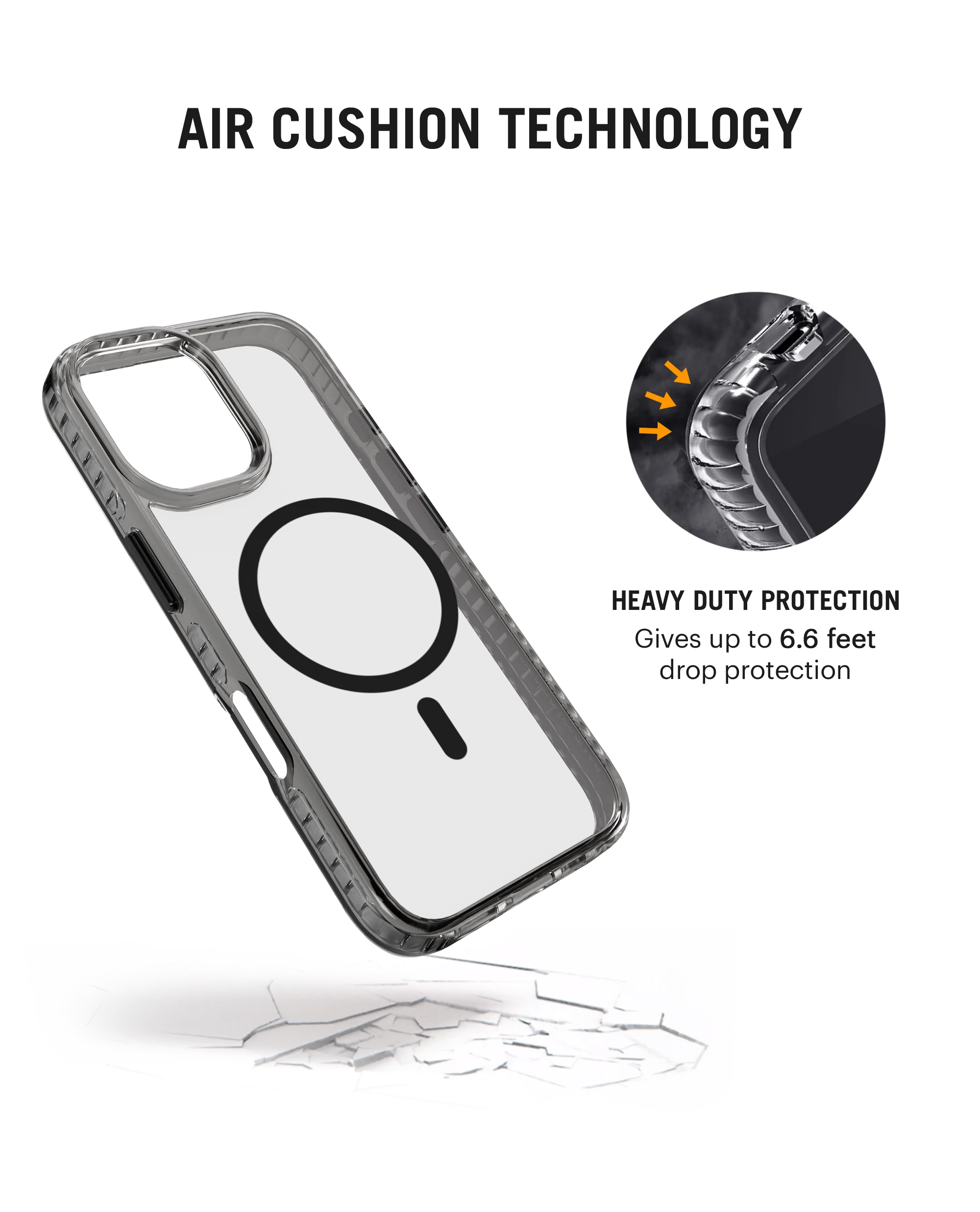 Stride 2.0 Clear MagSafe Phone Case Cover For iPhone 16 - Image 6