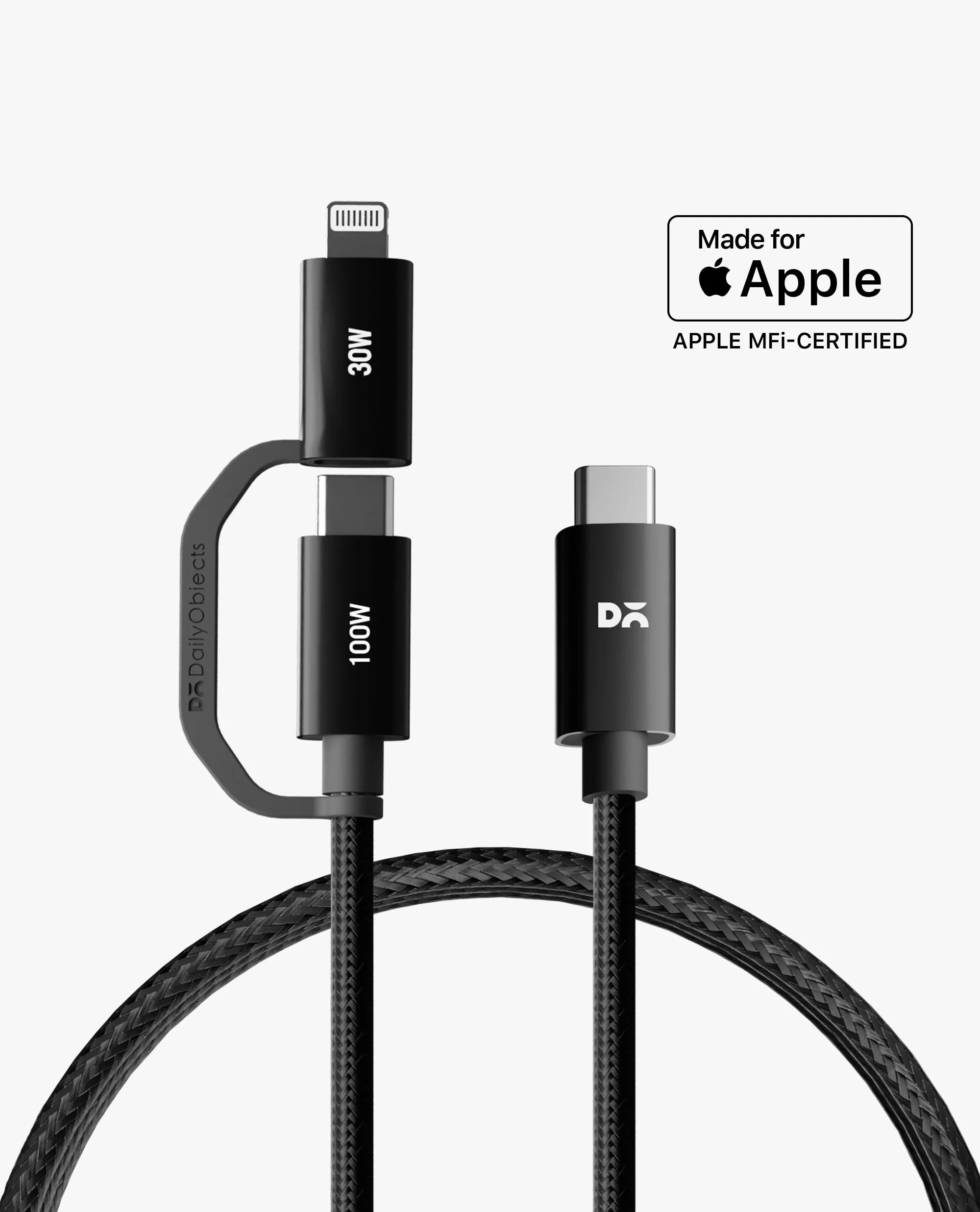 DailyObjects SURGE⢠Kevlar Core 2-in-1 100W Apple Certified - MFi Charging Cable - Image 13
